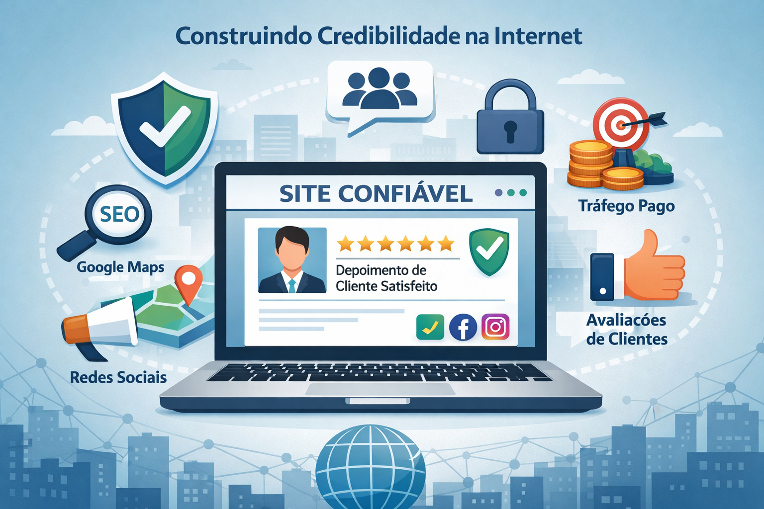 A importância da credibilidade do seu site na internet - Blog PartiuWeb!